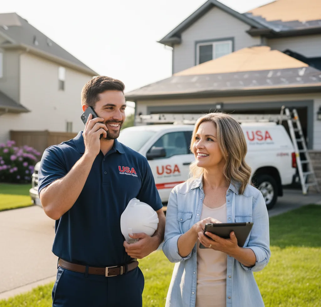 USA Roof Repair Experts customer support in Henniker